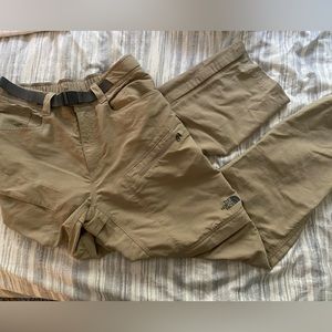 Men’s The Northface Convertible Hiking Pants, Size Small